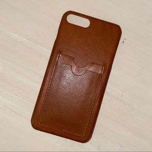 Madewell leather iPhone 8 Plus case